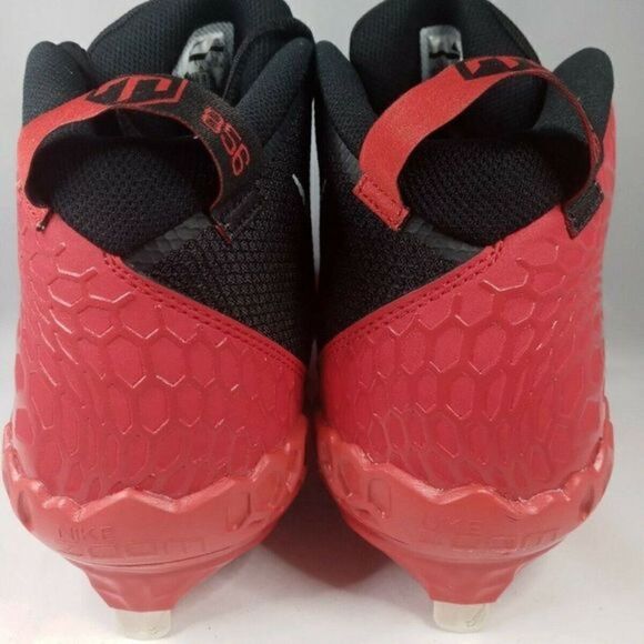 Nike Force Zoom Trout 5 Baseball Cleats Red Black Metal Men’s Size 12 AH3373-601 main image 4